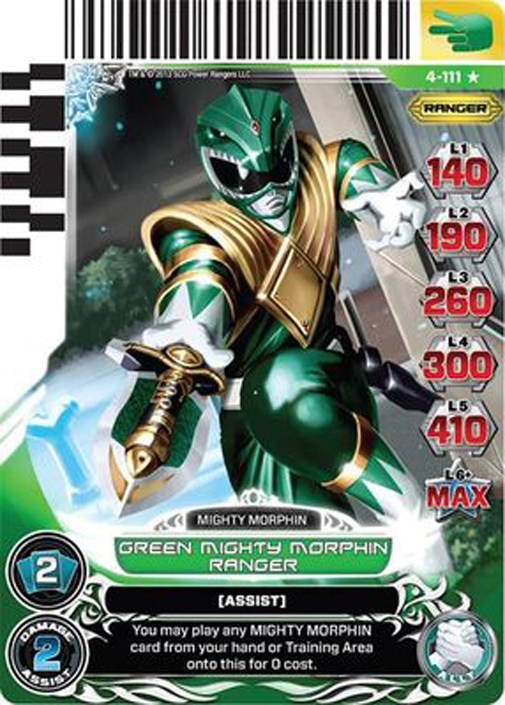 Green Mighty Morphin Ranger 111